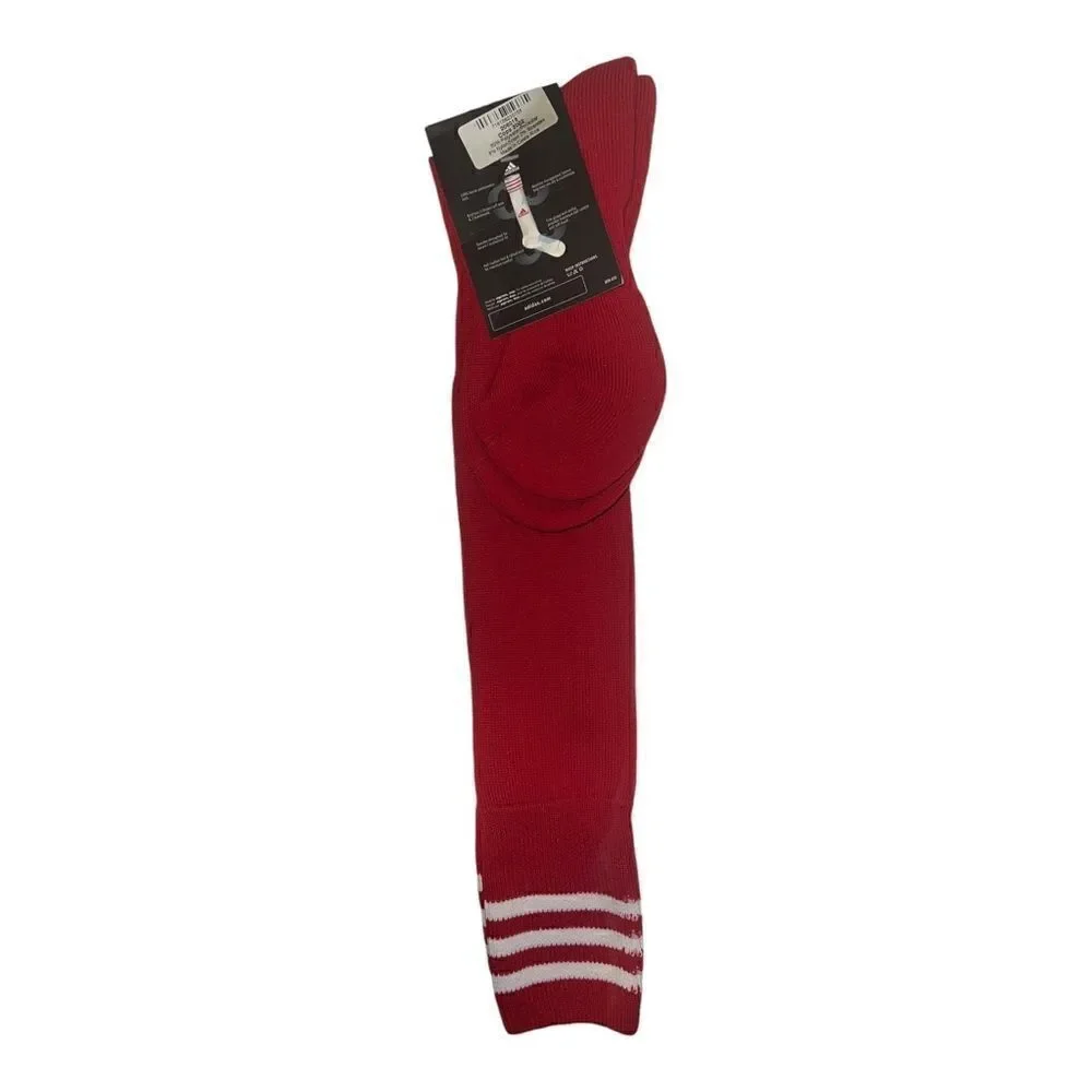 Adidas Red Men's 2002 Copa Zone Cushion Soccer Socks Shoe Sz 6-12 New